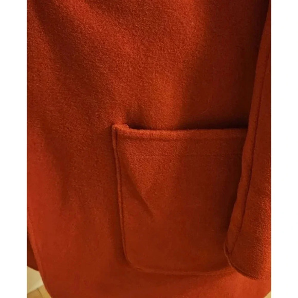 Lauren Ralph Lauren Women's Italian Wool Blend Long Coat  Pockets Excellent Cond - Picture 3 of 8